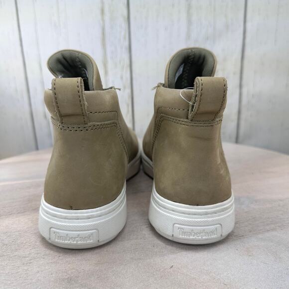 Timberland Womens Londyn Pull-On Chelsea Sneakers Size 7 Taupe Olive Green - Picture 9 of 13